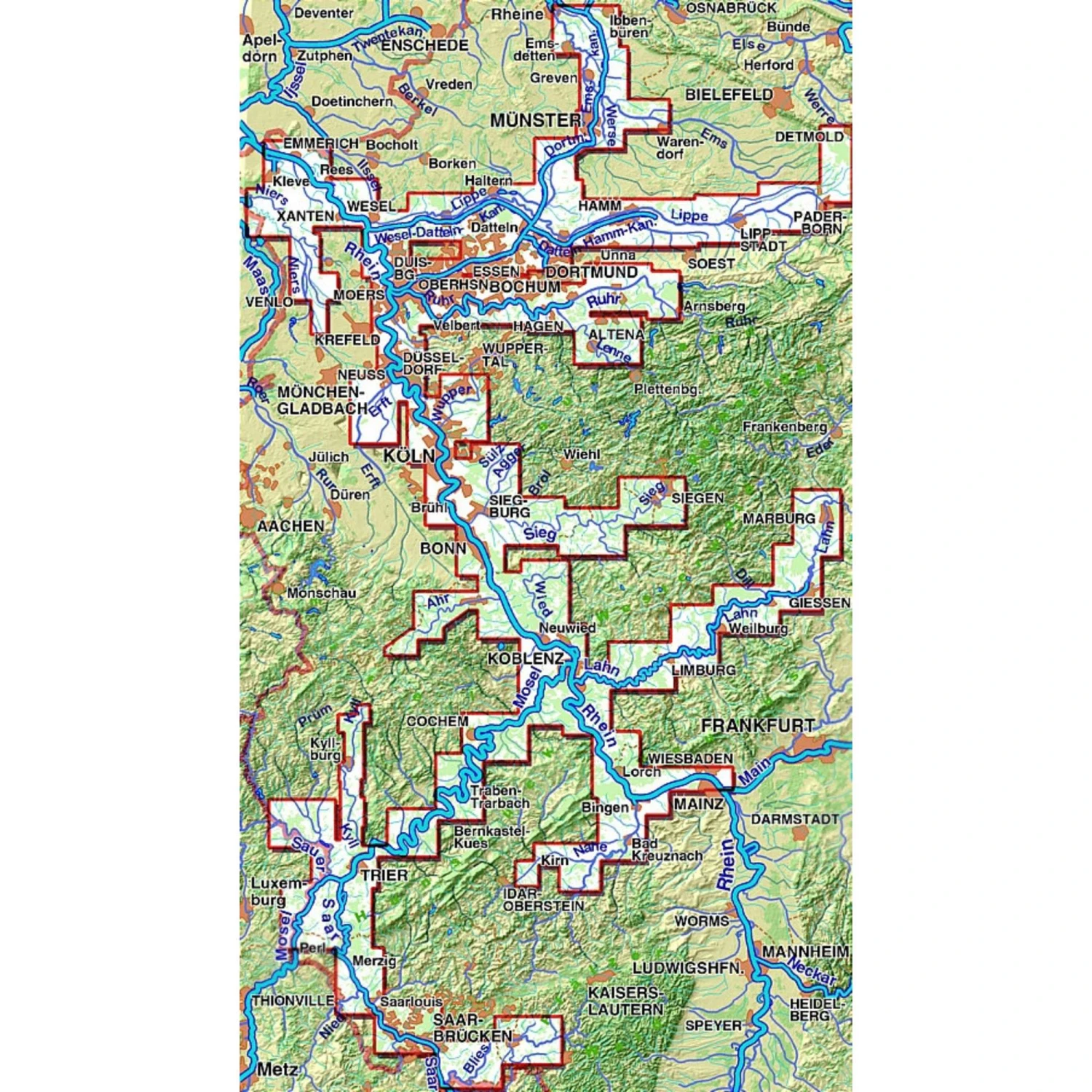 TOURENATLAS TA3 WASSERWANDERN 03 RHEIN-MOSEL - Wasserkarte - Image 2