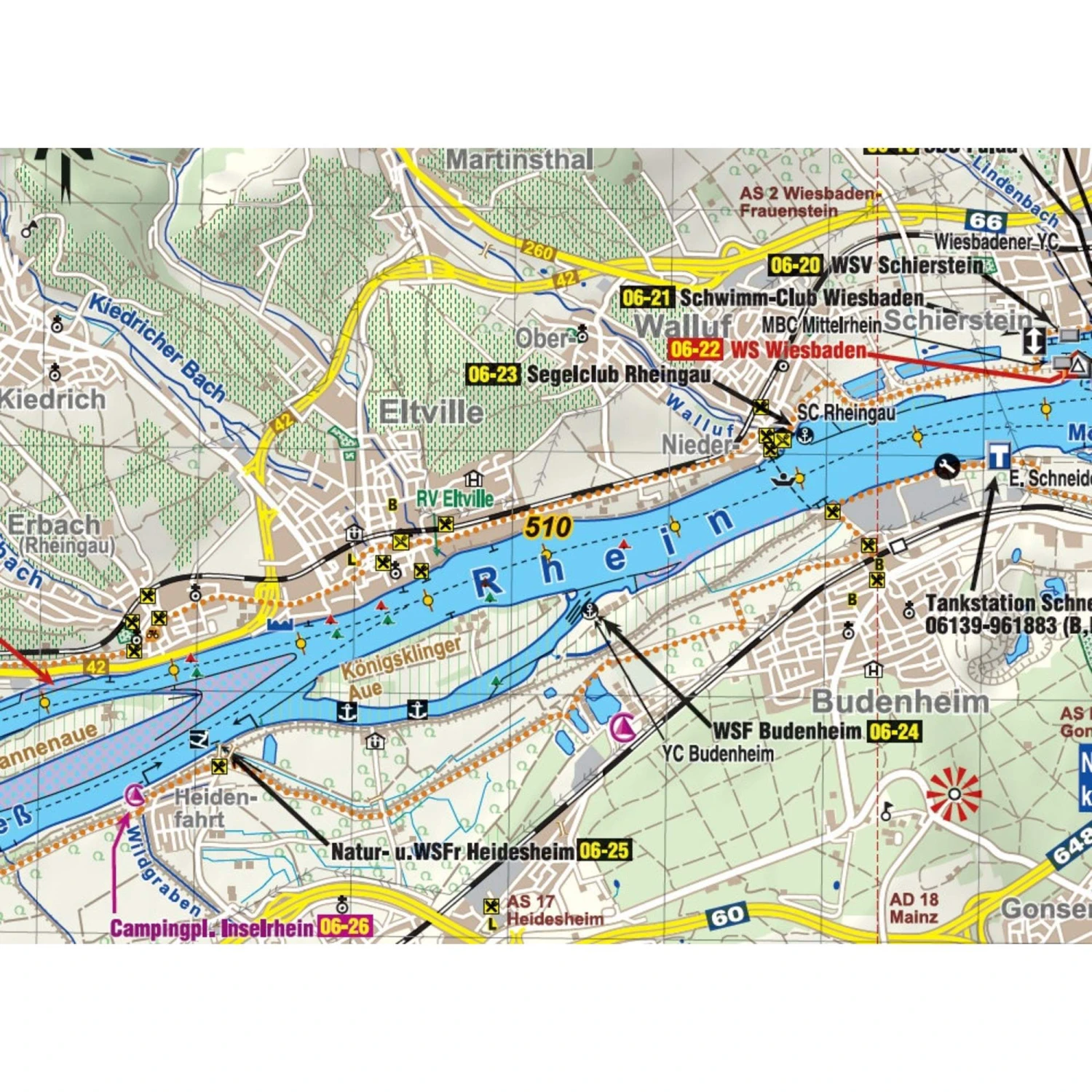 TOURENATLAS TA3 WASSERWANDERN 03 RHEIN-MOSEL - Wasserkarte - Image 3