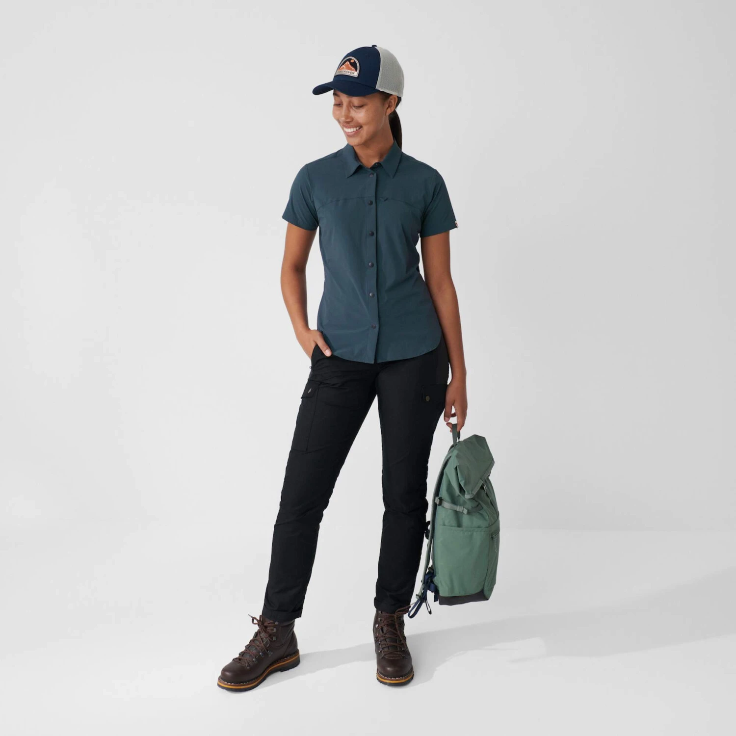 FJÄLLRÄVEN HIGH COAST LITE SHIRT SS W Damen - Outdoor Bluse - Image 5